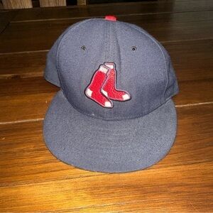 Boston Red Sox New‎ Era On-Field Fitted 59FIFTY Hat Size 7 1/8